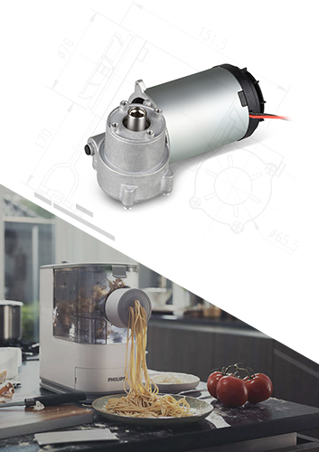 家用自動面條機電機220V 73 W 9.5 N.m齒輪箱直流電機
