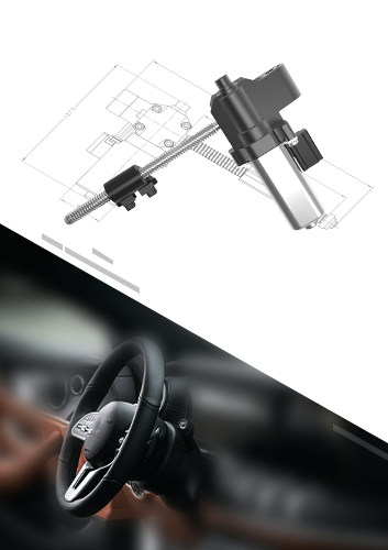 12 V汽車方向盤位置調節電機114 W/11 N.m直流齒輪箱電機